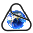 Logo software SAS.Planet sebagai penyedia citra satelit dan basemap GIS